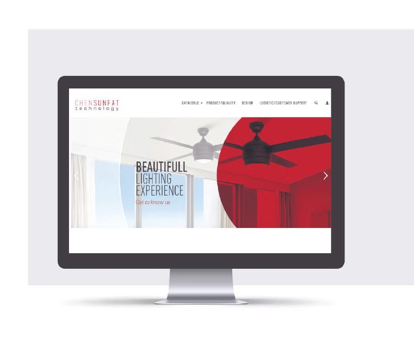 CHENSUNFAT Catalogue website preview