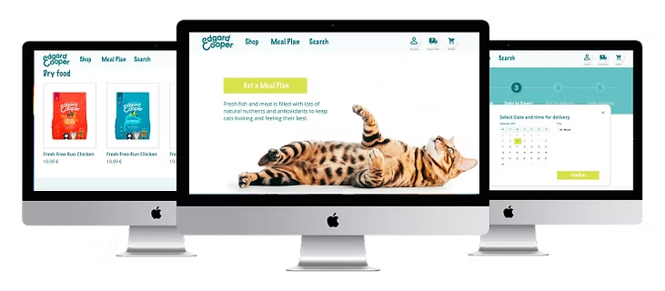 High fidelity prototype desktop screen